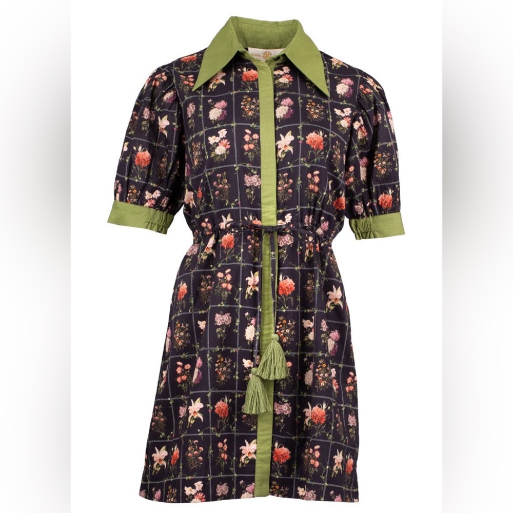 Modatrova Celia button front dress - Picture 2 of 10